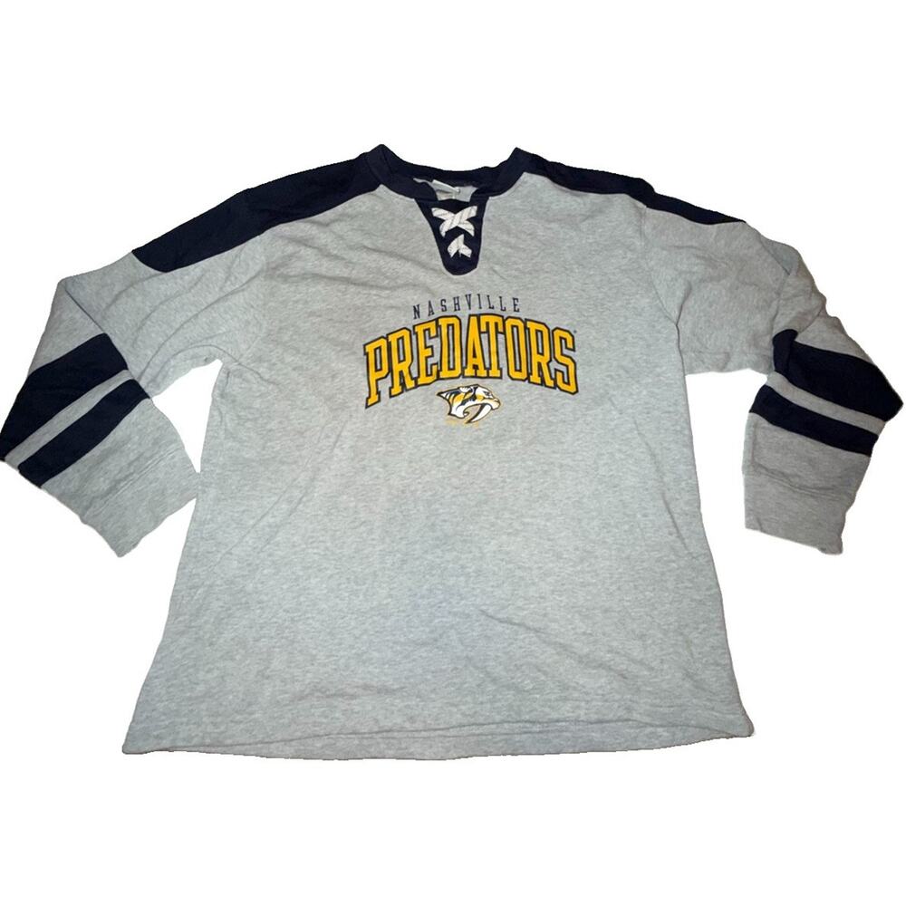 Nashville Predators NHL Long Sleeve Crewneck Sweatshirt XL